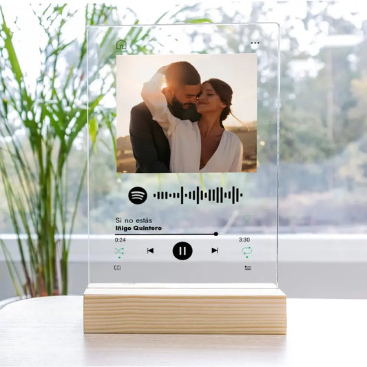 Placa Spotify personalizada 15x22cm