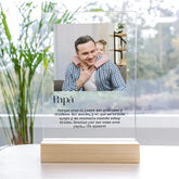 Placa metacrilato frase para padres