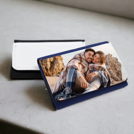 Monedero denim personalizado con foto