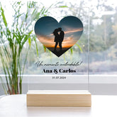 Metacrilato foto corazón