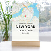 Placa mapa personalizado