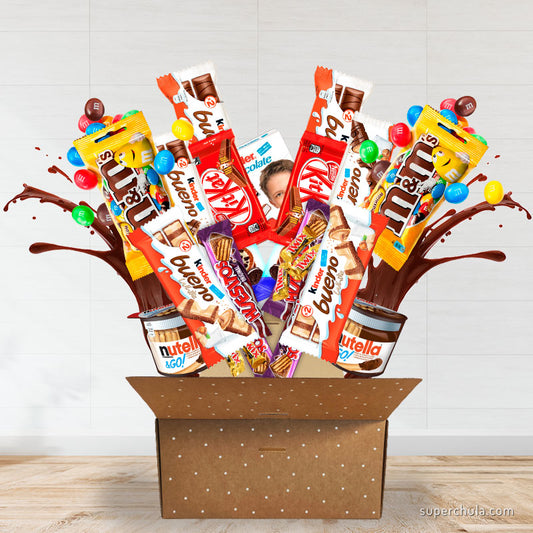 Choco Box llena de chocolate variado, XL