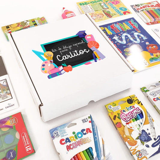 Mega set de manualidades para niños, modelo pizarra