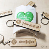 Llavero Spotify personalizado con código de canción