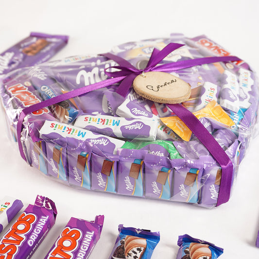 Corazón especial MILKA personalizado