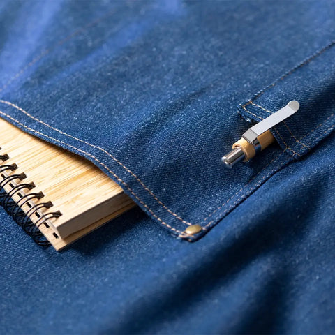 Delantal personalizado estilo denim