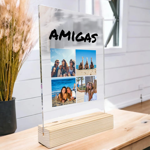 Metacrilato personalizado Amigas