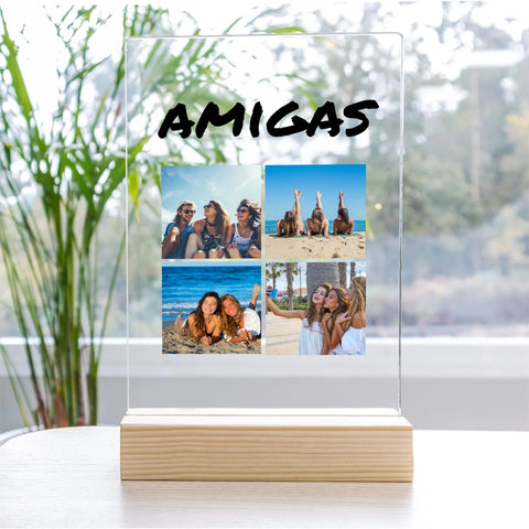 Metacrilato personalizado Amigas