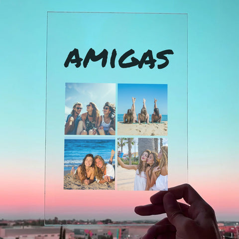 Metacrilato personalizado Amigas