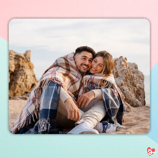 Alfombrilla de ratón rectangular personalizada con foto