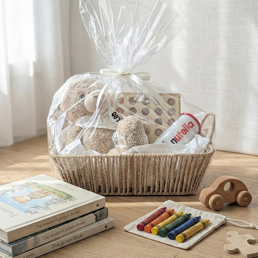 Cesta de regalo infantil Osito