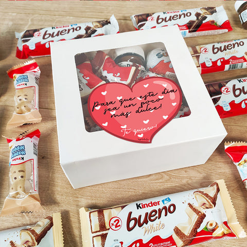 Choco Love S rellena de chocolate Kinder. Modelo corazón.