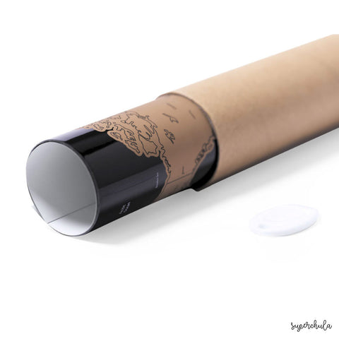 Mapamundi rascable para los más viajeros. Personalizado.