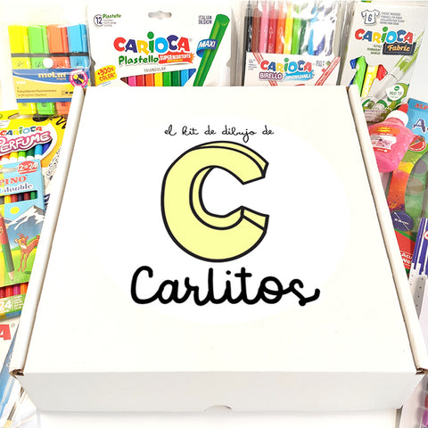 Mega set de manualidades para niños con nombre personalizado